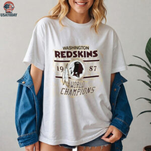 1987 Washington Redskins Super Bowl XXII Champions Vintage NFL Shirt