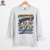 1990 Los Angeles Lakers Vintage White Nutmeg Mills “Showtime 90” Movie Poster Inspired NBA Shirt