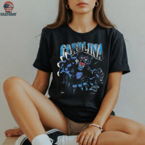 1993 Carolina Panthers Vintage Faded Black Nutmeg Mills Breakthrough NFL Shirt