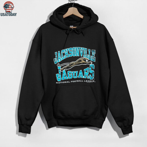 1993 Jacksonville Jaguars Vintage Big Spellout Banned Logo NFL Shirt