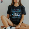 1995 Carolina Panthers Vintage Logo 7 Inaugural Season Hall of Fame Game Full Alternate Cat Logo NFL Shirt