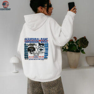 1995 Carolina Panthers vs. Jacksonville Jaguars Vintage Heather Grey Logo 7 Inaugural Game Hall of Fame Game NFL Shirt