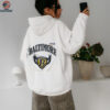 1996 Baltimore Ravens Inaugural Season B Shield Defunct Logo Vintage Heather Grey Logo 7 NFL