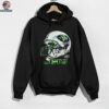1996 New York Jets Vintage Black Lee Sport Realistic Helmet NFL Shirt