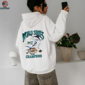 1997 Florida Marlins World Series Champions Vintage White Pro Player Realistic Graphic MLB Shirt