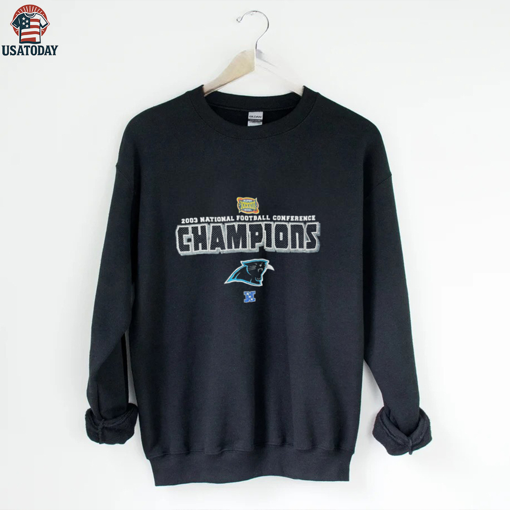 2003 Carolina Panthers NFC Champions Super Bowl XXXVIII Vintage NFL Shirt 2003 Carolina Panthers NFC Champions Super Bowl XXXVIII Vintage NFL Shirt