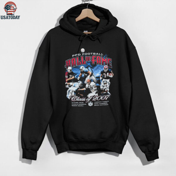 2007 Pro Football Hall of Fame Navy Blue Vintage Reebok NFL Shirt