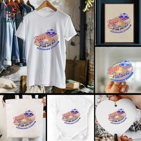 2025 Bills vs. Patriots Farewell Season Gameday Shirt