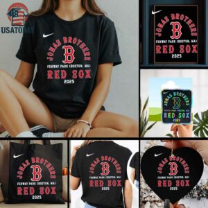 2025 Boston Red Sox x Jonas Brothers Fenway Park 2 sided t shirt