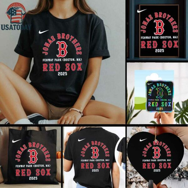 2025 Boston Red Sox x Jonas Brothers Fenway Park 2 sided t shirt