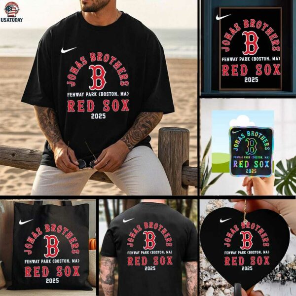2025 Boston Red Sox x Jonas Brothers Fenway Park 2 sided t shirt