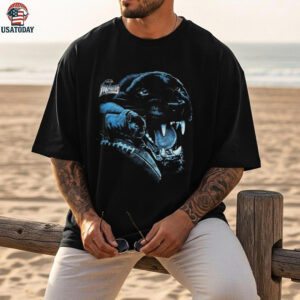 90’s Carolina Panthers Realistic Panther Head NFL Vintage Logo Shirt
