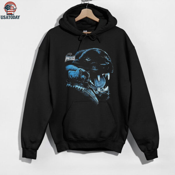 90’s Carolina Panthers Realistic Panther Head NFL Vintage Logo Shirt