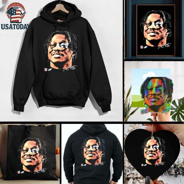 A.J. Brown Philadelphia Eagles Big Head Signature shirt