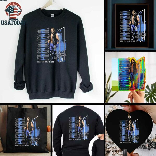 A.J. Styles Phenomenal there can only be one signature shirt