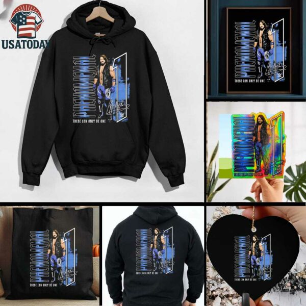 A.J. Styles Phenomenal there can only be one signature shirt