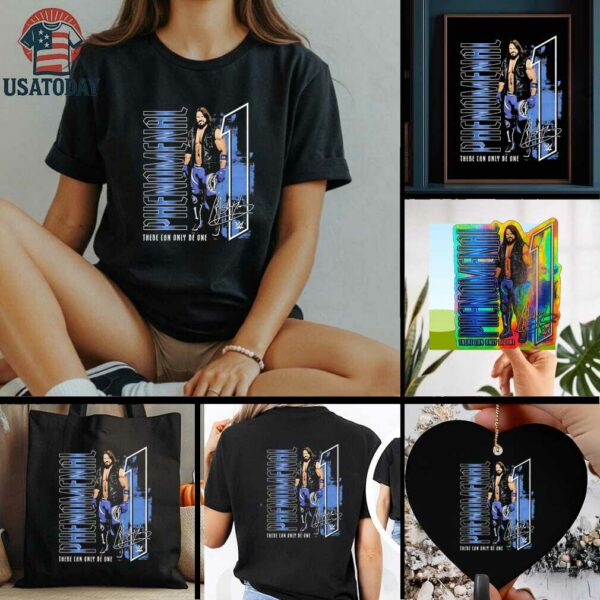 A.J. Styles Phenomenal there can only be one signature shirt