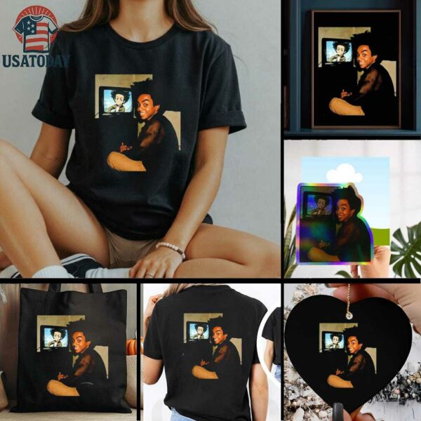 AI transforms Huey Freeman Boondocks live action playing game shirt