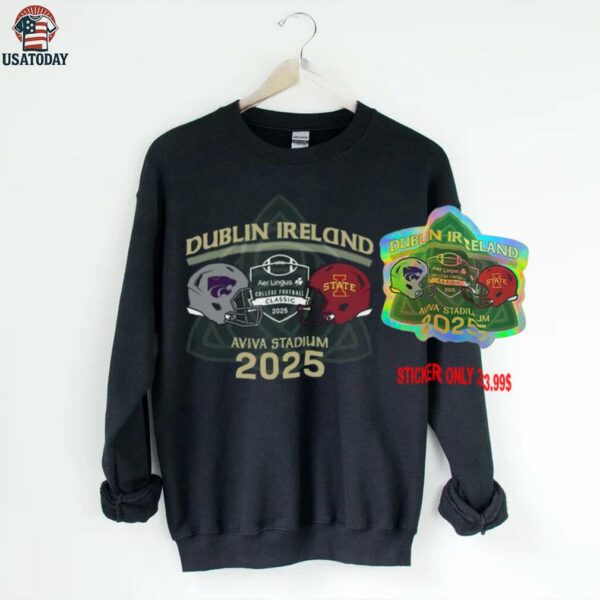 Aer Lingus College Football Classic 2025 K State Vs Iowa State 2 Team shirt