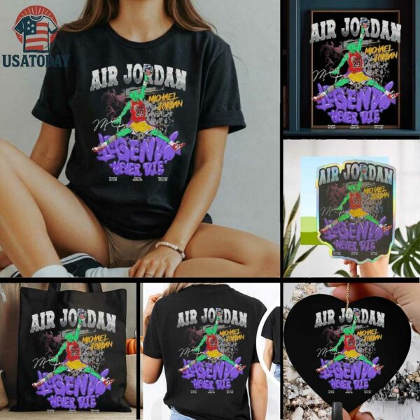 Air Michael Jordan Chicago Bulls Legend Never Die Signature shirt