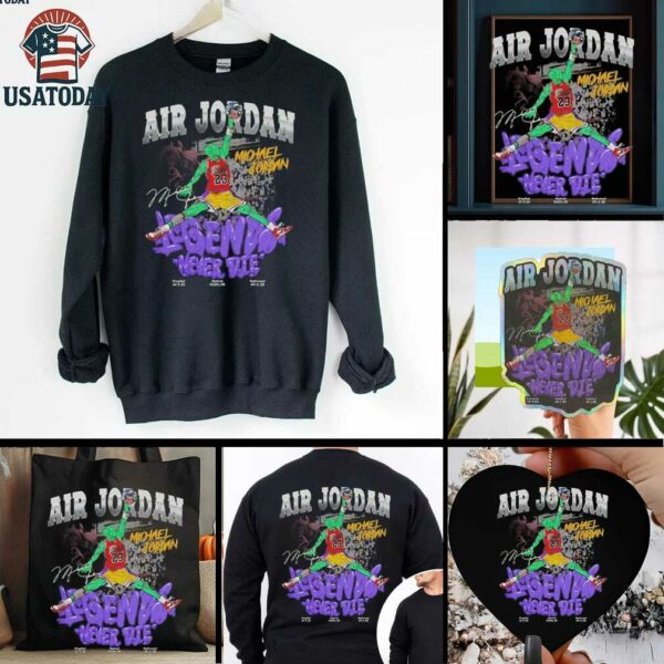 Air Michael Jordan Chicago Bulls Legend Never Die Signature shirt