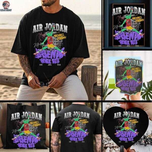 Air Michael Jordan Chicago Bulls Legend Never Die Signature shirt