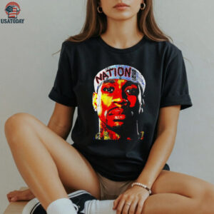 Allen Iverson big head Philadelphia 76ers shirt
