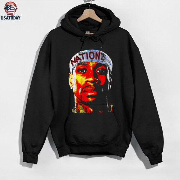 Allen Iverson big head Philadelphia 76ers shirt