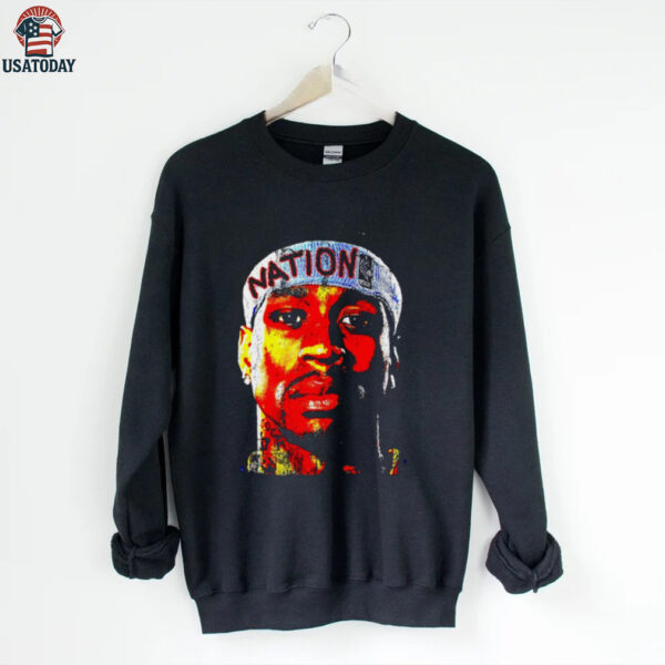 Allen Iverson big head Philadelphia 76ers shirt