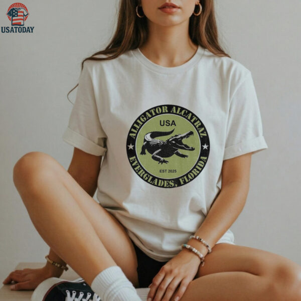 Alligator Alcatraz Everglades Est 2025 Commemorative political shirt
