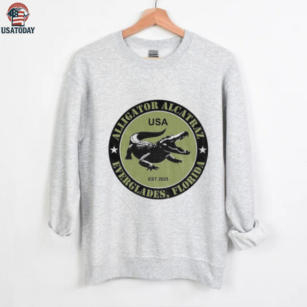 Alligator Alcatraz Everglades Est 2025 Commemorative political shirt