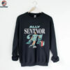 Ally Sentnor 21 Kansas City Current cracked number shirt