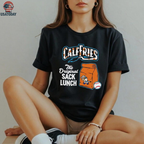 Amarillo Sod Poodles Calf Fries the original sack lunch shirt