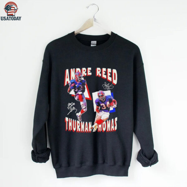 Andre Reed and Thurman Thomas aerial and ground shirt