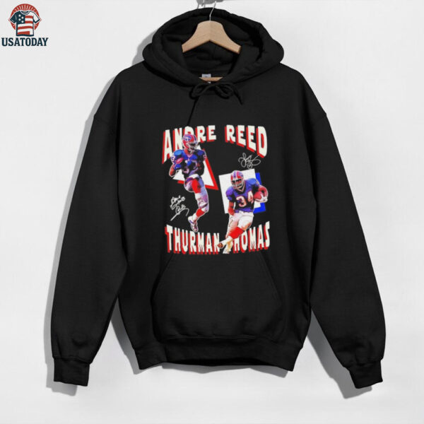 Andre Reed and Thurman Thomas aerial and ground shirt