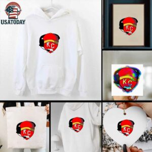 Andy Reid Kansas City Chiefs Coach Mustache Heart T shirts