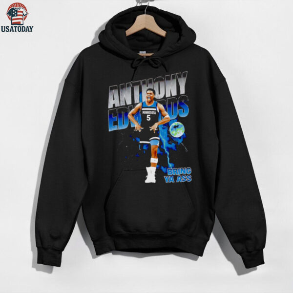 Anthony Edwards bring ya ass retro shirt