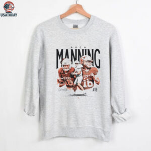 Arch Manning Texas Longhorns NCAA football collage shirt