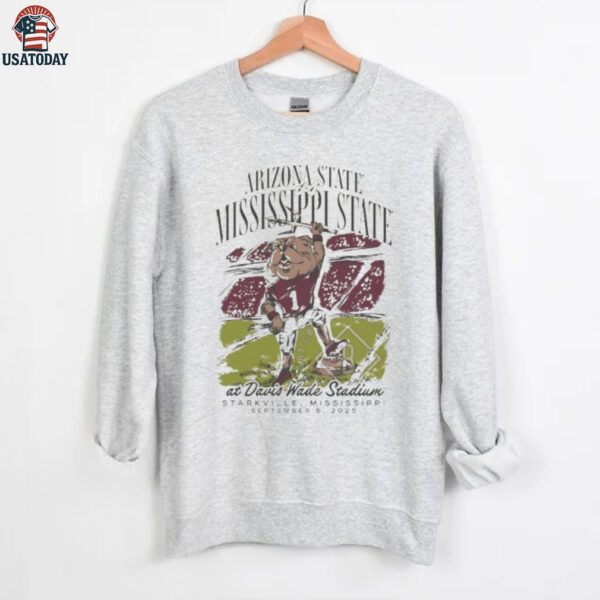 Arizona State Sun Devils vs. Mississippi State Bulldogs Game Day Football 2025 Shirt