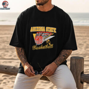 Arizona State basketball retro swish shirt