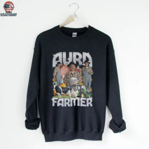 Aura farmer rap energy graphic shirt