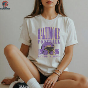 Baltimore Football Vintage Style Comfort Colors T Shirt