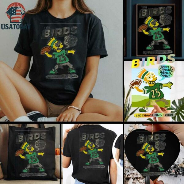 Bart Philadelphia Eagles the bird world champs again man Super Bowl LIX Champions 2025 shirt