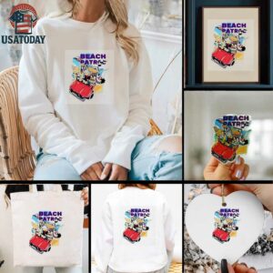 Beach Patrol cartoon shirt