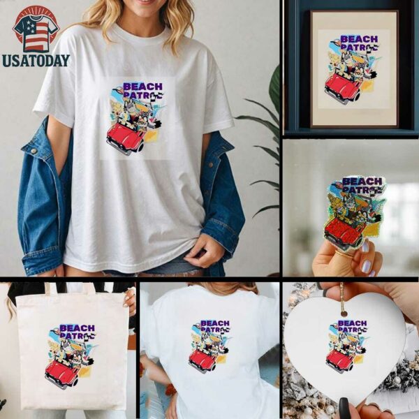 Beach Patrol cartoon shirt