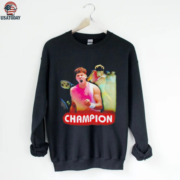 Ben Shelton Champion Wimbledon 2025 Player Tennis Graphic shirt