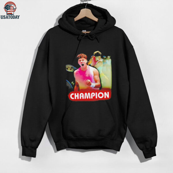 Ben Shelton Champion Wimbledon 2025 Player Tennis Graphic shirt