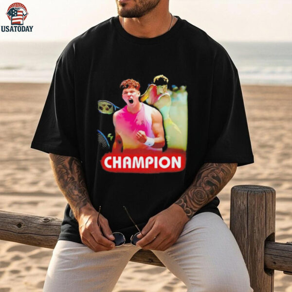 Ben Shelton Champion Wimbledon 2025 Player Tennis Graphic shirt