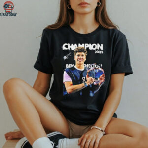 Ben Shelton Player Tennis Champion Wimbledon 2025 Graphic shirt