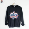 Black 2025 NBA Draft Logo T Shirt